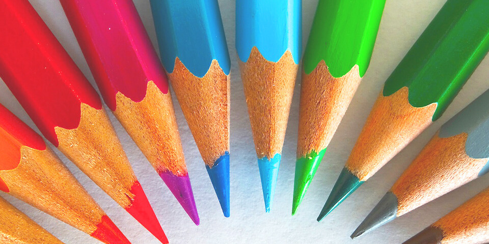 карандаш, цвет, рисунок